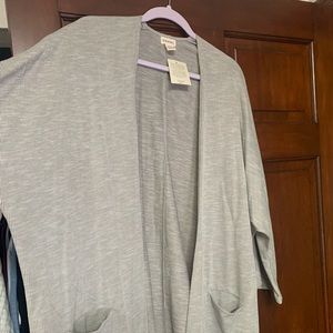 DONNI brand front open lightweight/transition open front cardigan